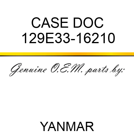 CASE, DOC 129E33-16210