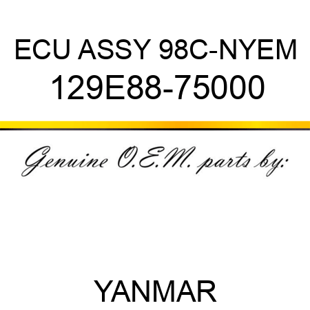 ECU ASSY, 98C-NYEM 129E88-75000