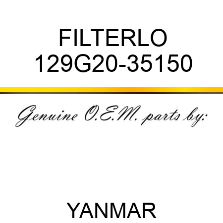 FILTER,LO 129G20-35150
