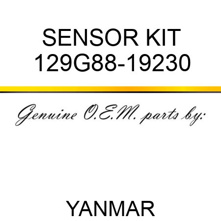 SENSOR KIT 129G88-19230