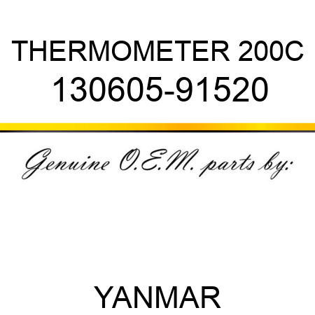 THERMOMETER, 200C 130605-91520