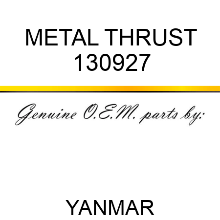 METAL, THRUST 130927