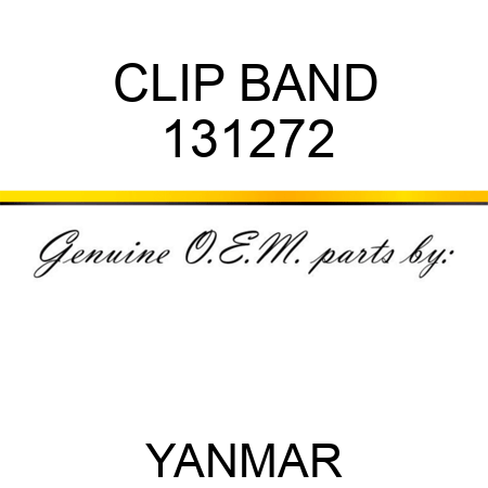 CLIP, BAND 131272