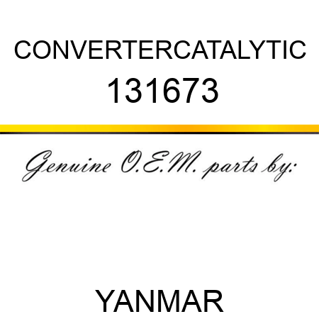 CONVERTER,CATALYTIC 131673