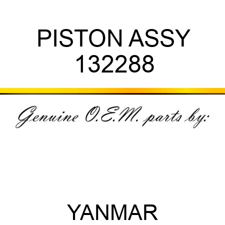 PISTON ASSY 132288