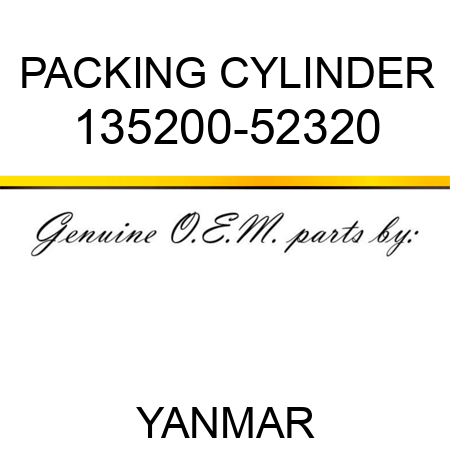 PACKING, CYLINDER 135200-52320