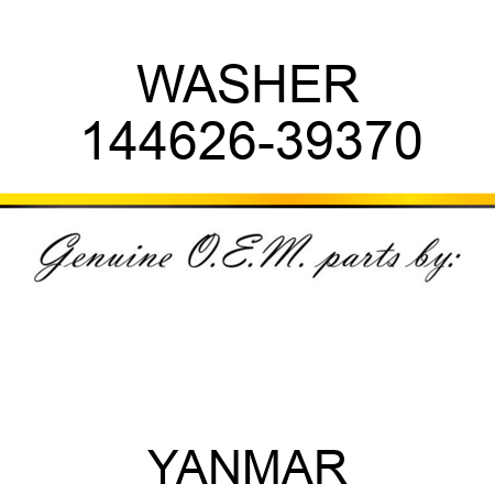 WASHER 144626-39370
