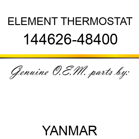 ELEMENT, THERMOSTAT 144626-48400