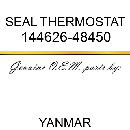 SEAL, THERMOSTAT 144626-48450