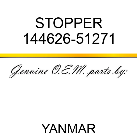 STOPPER 144626-51271