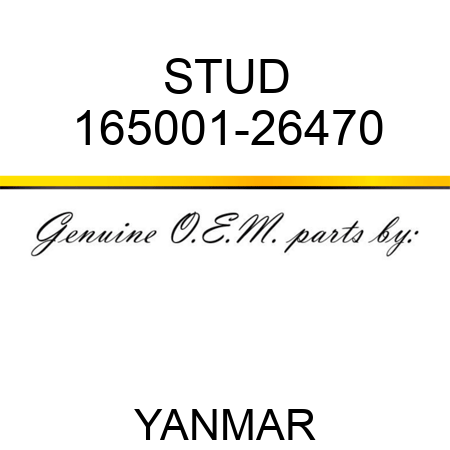 STUD 165001-26470