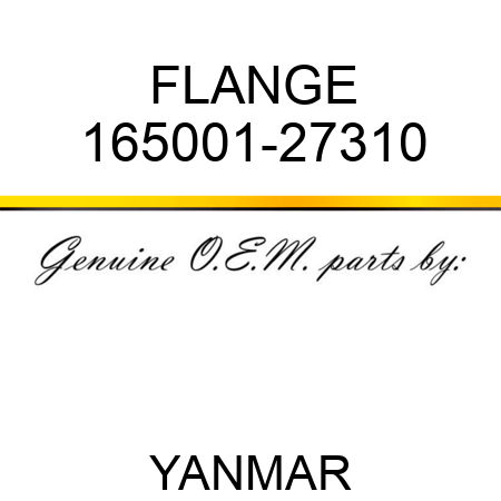 FLANGE 165001-27310