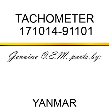 TACHOMETER 171014-91101