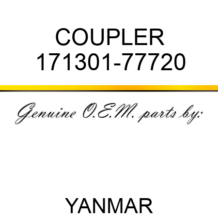 COUPLER 171301-77720