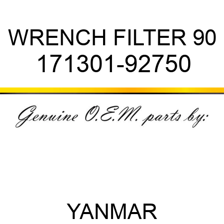 WRENCH, FILTER 90 171301-92750