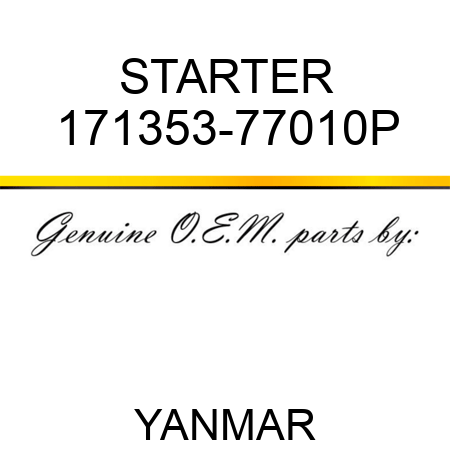 STARTER 171353-77010P