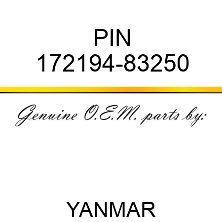 PIN 172194-83250