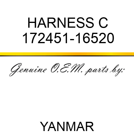 HARNESS C 172451-16520