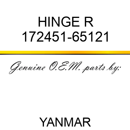 HINGE R 172451-65121