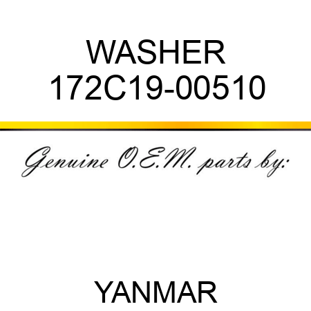 WASHER 172C19-00510