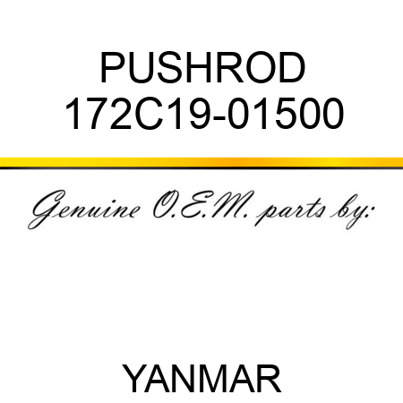 PUSHROD 172C19-01500