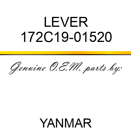 LEVER 172C19-01520