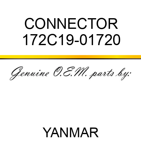 CONNECTOR 172C19-01720
