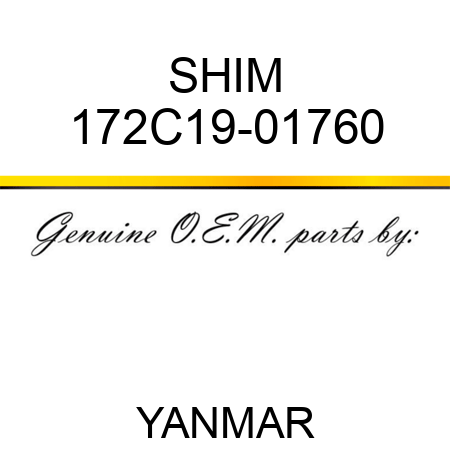 SHIM 172C19-01760