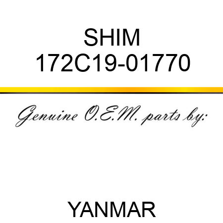 SHIM 172C19-01770