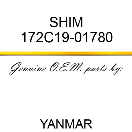 SHIM 172C19-01780