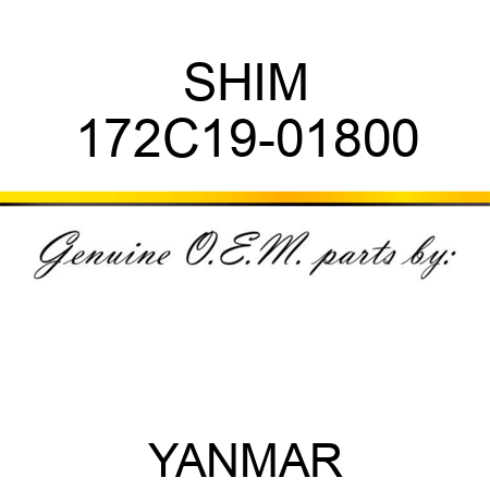 SHIM 172C19-01800