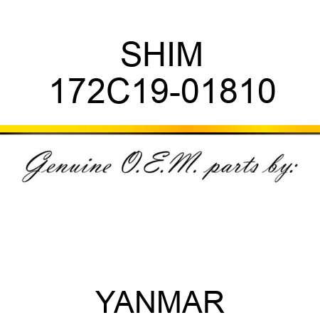 SHIM 172C19-01810