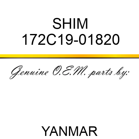 SHIM 172C19-01820