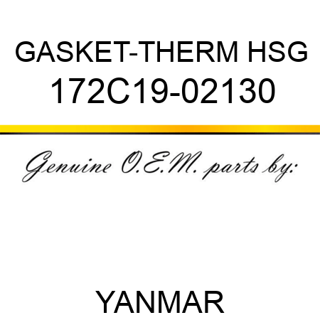 GASKET-THERM HSG 172C19-02130