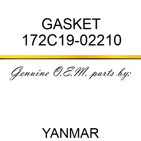 GASKET 172C19-02210