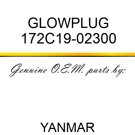 GLOWPLUG 172C19-02300