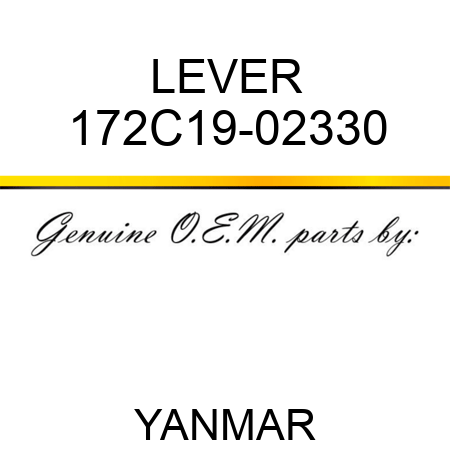 LEVER 172C19-02330