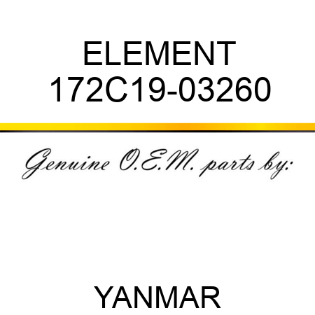 ELEMENT 172C19-03260