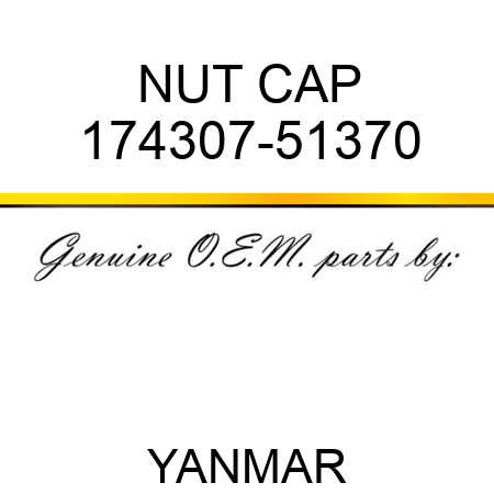 NUT, CAP 174307-51370