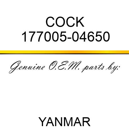 COCK 177005-04650