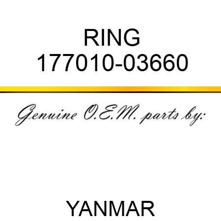 RING 177010-03660