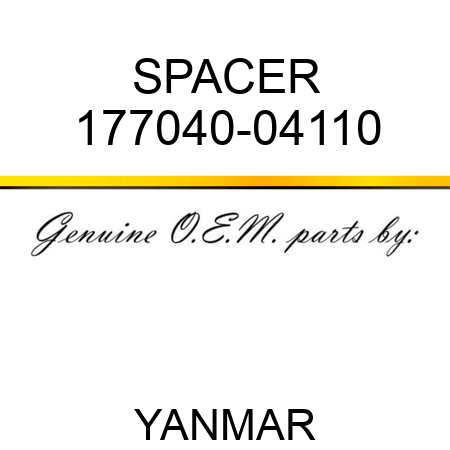 SPACER 177040-04110