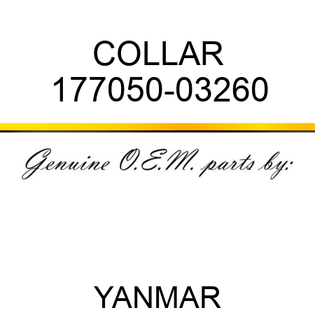 COLLAR 177050-03260