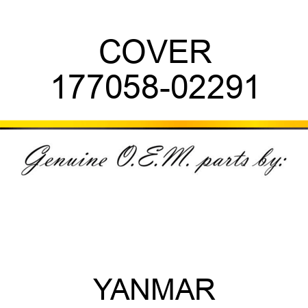 COVER 177058-02291
