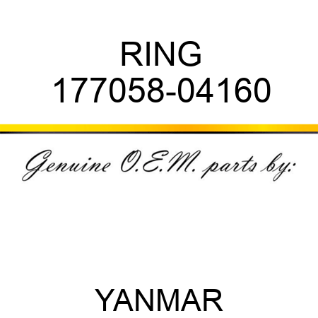 RING 177058-04160
