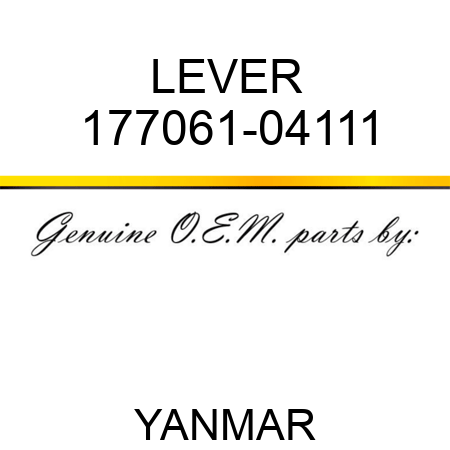 LEVER 177061-04111