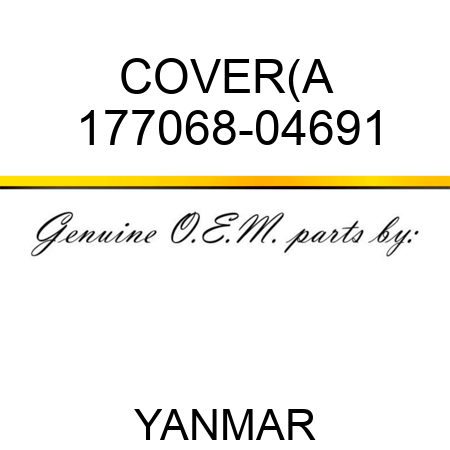 COVER(A 177068-04691