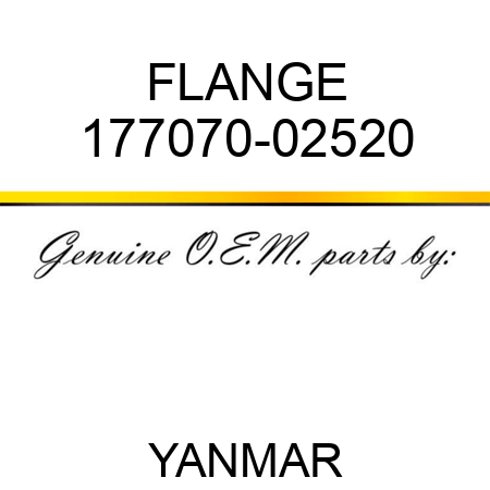 FLANGE 177070-02520