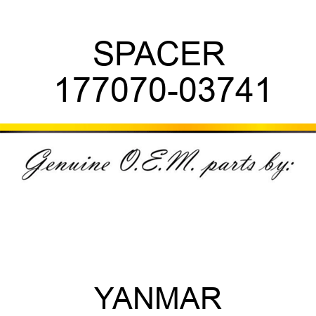 SPACER 177070-03741