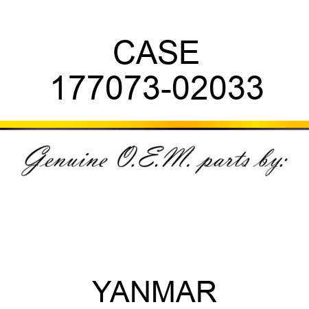 CASE 177073-02033